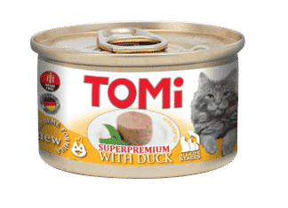 טומי מעדן פטה ברווז לחתול