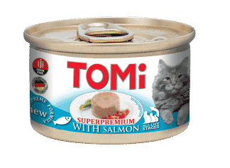 טומי מעדן פטה סלמון לחתול