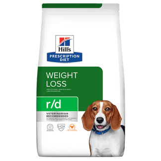מזון רפואי הילס לכלבים לטיפול במשקל RD