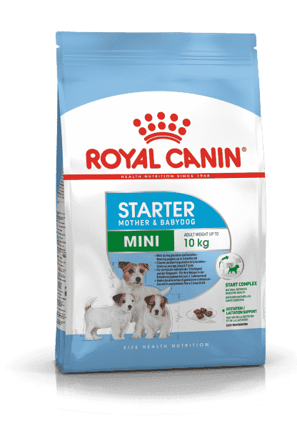 רויאל קנין לכלב מיני סטארטר - מזון לגורים ואמהות