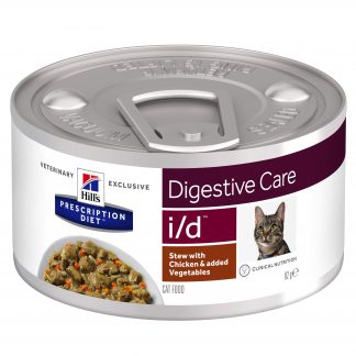 שימורי הילס מזון רפואי נזיד גורמה i/d לחתול