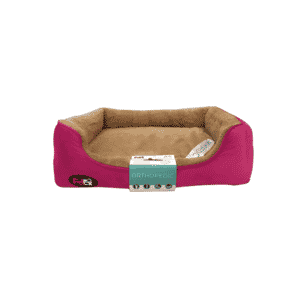 מיטה אורטופדית לכלב בצבע ורוד פטקס