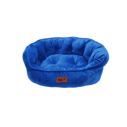 מיטה מפנקת לכלב בצבע כחול