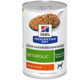 מזון רפואי ייעודי שימורים מטבוליק הילס לכלב 370 גרם