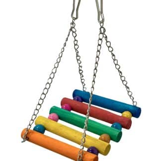 צעצוע לתוכי גשר עץ צבעוני סופר פטס