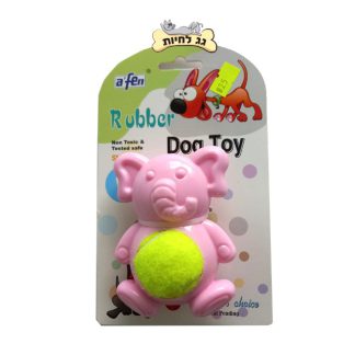 צעצוע דנטלי לגורי כלבים פיל ורוד