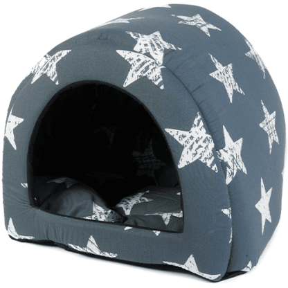 מיטת איגלו כוכבים לחתול ולכלב