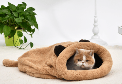 מיטת כיס לחתולים רכה נעימה ונוחה