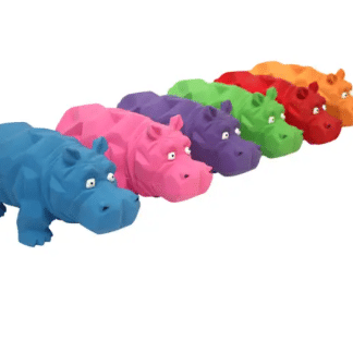 צעצוע -כלב -לטקס מיני היפופותם צבעוני