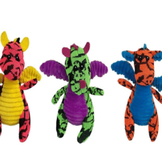 צעצוע לכלב דרקון צבעוני מולטי פט 12.5 סמ