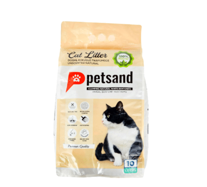 חול מתגבש לחתול פטסנד ללא ריח 10 ליטר